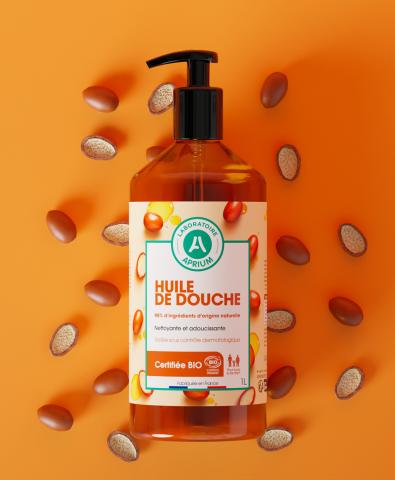 Huile de douche bio 1l Aprium