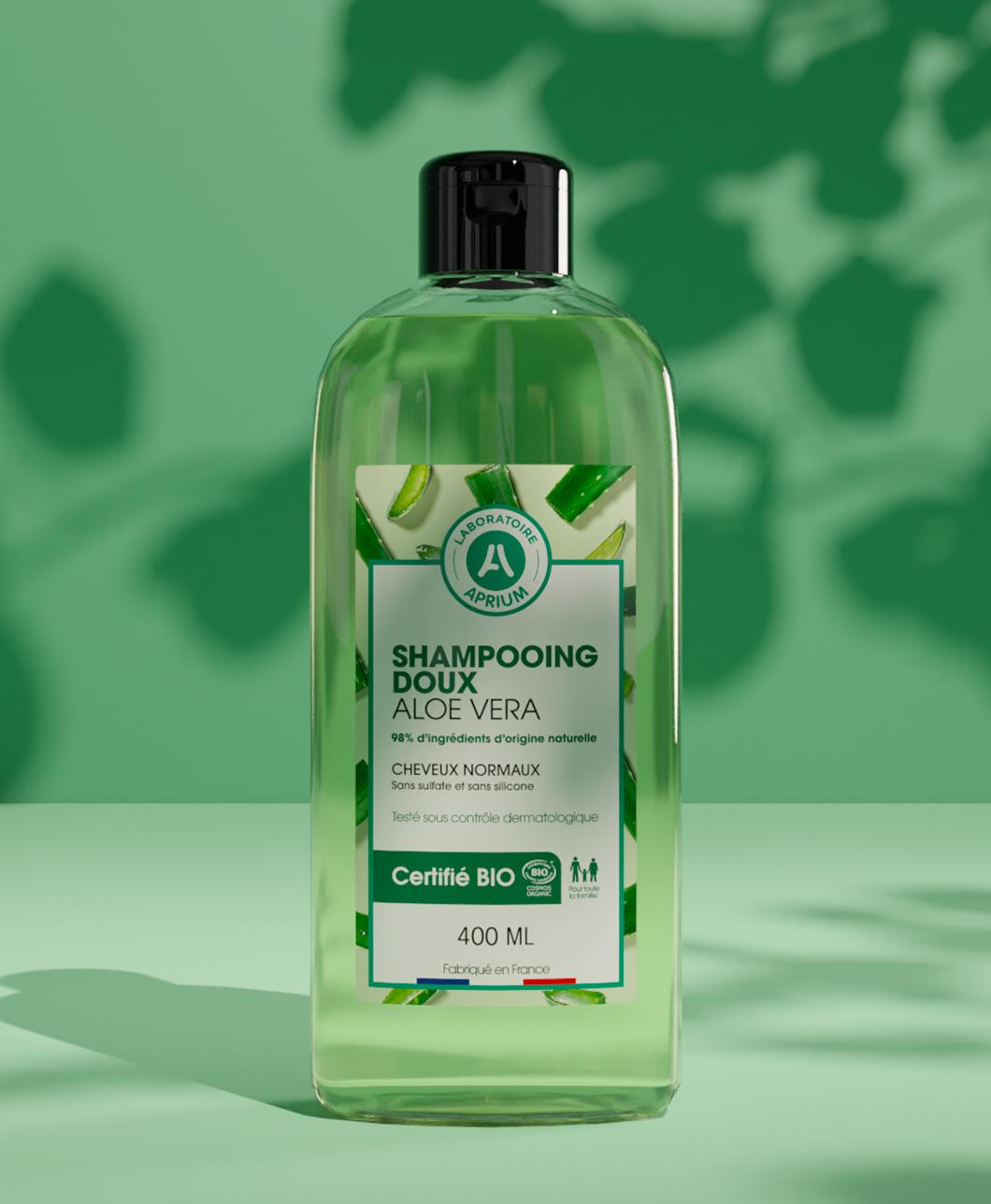 Shampooing doux aloe vera bio Aprium