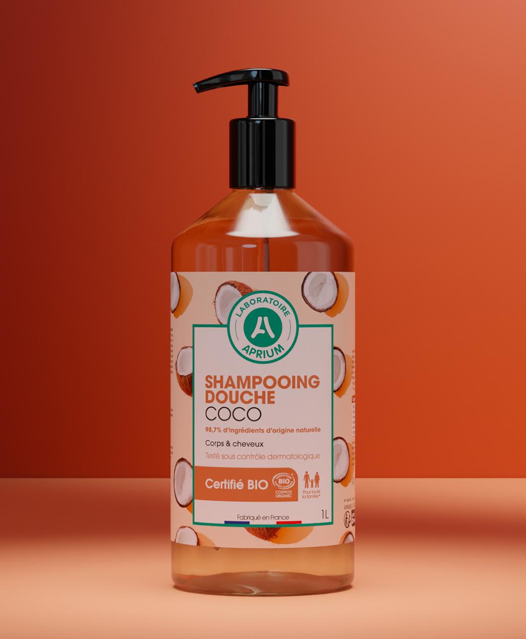 Shampooing douche coco bio 1l Aprium