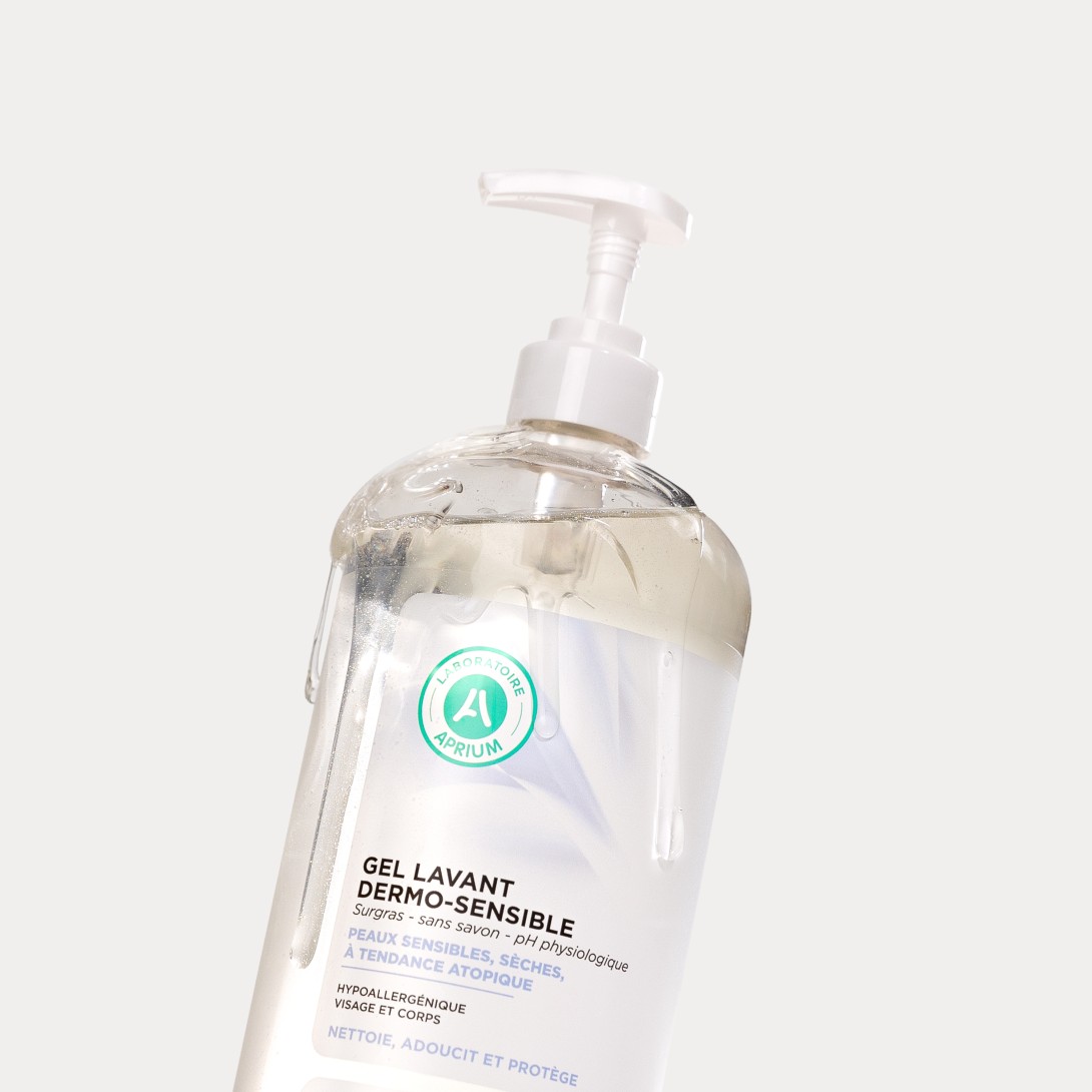 Gel Lavant Dermo Sensible texture flacon