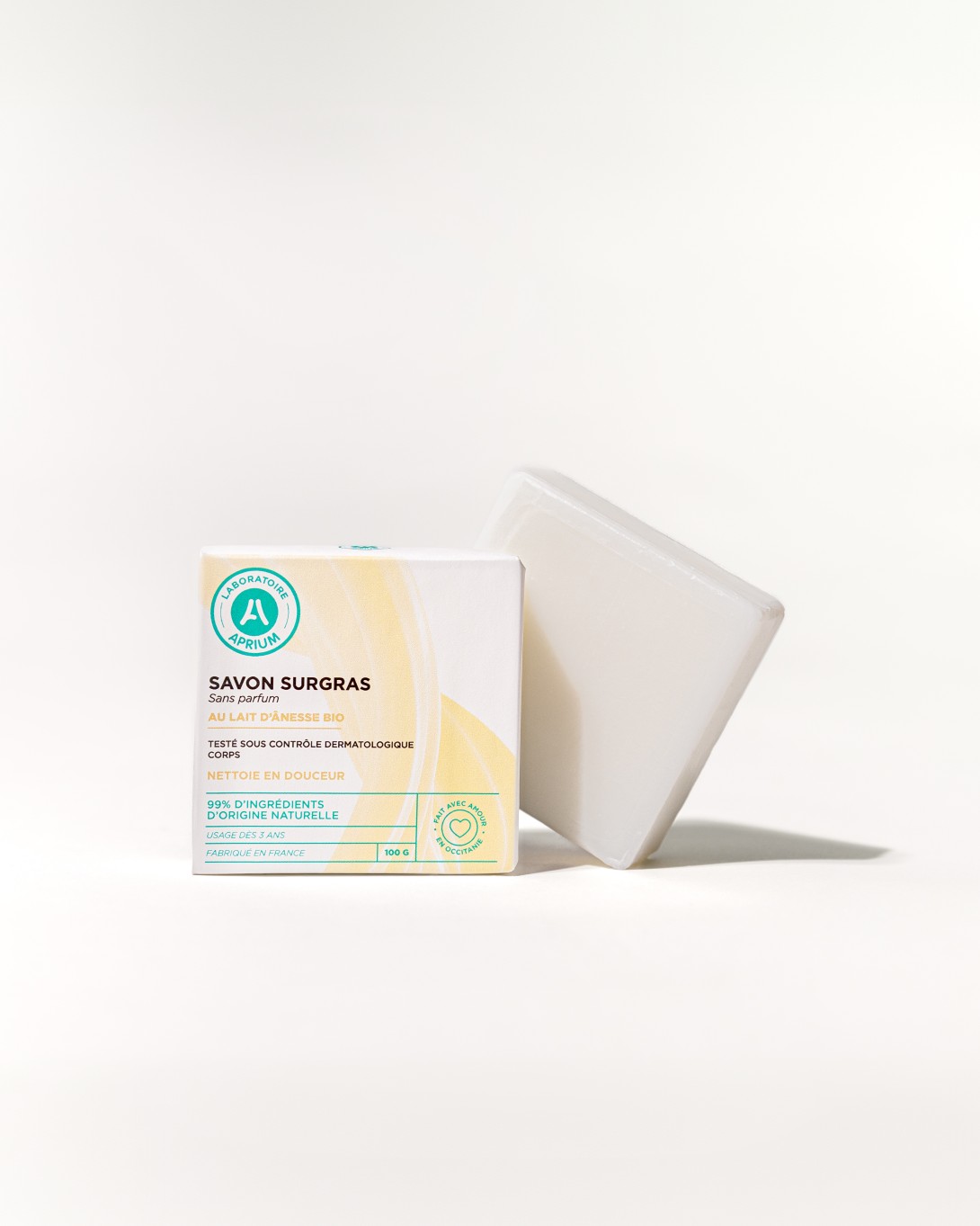 Savon Lait Anesse ouvert