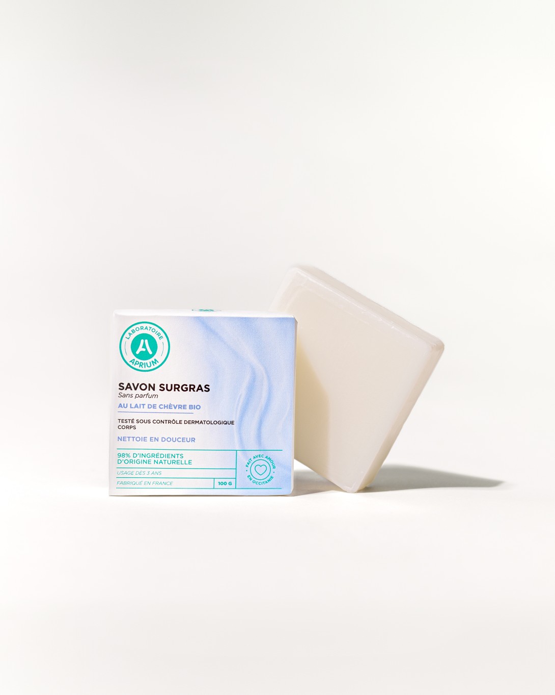 Savon Lait Chevre ouvert