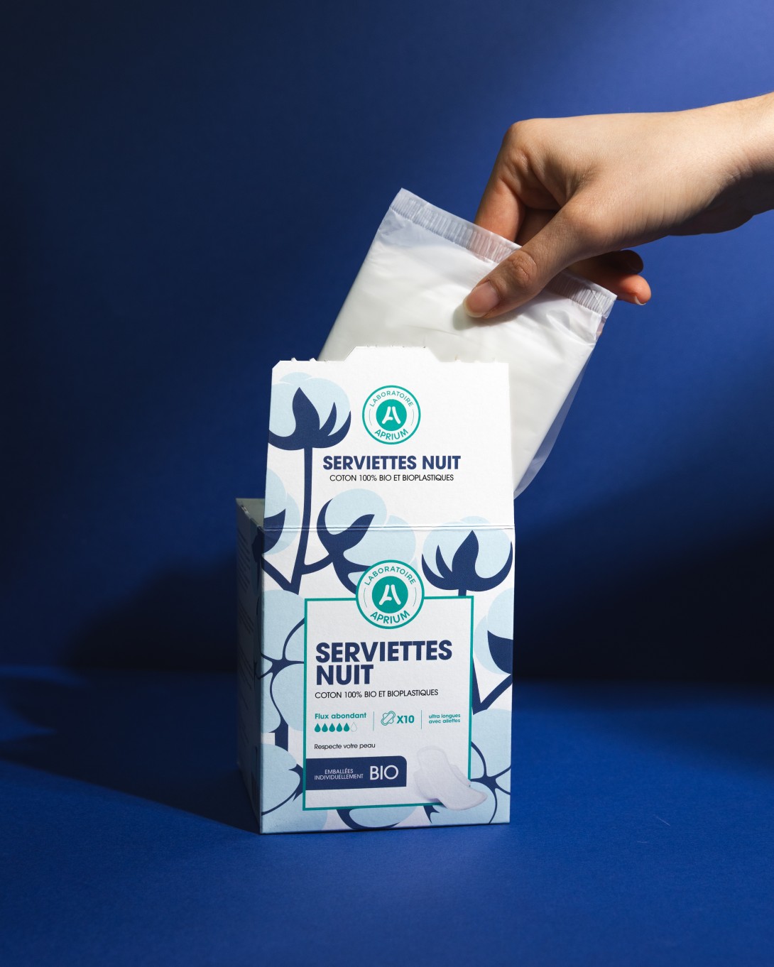 serviette hygiénique nuit aprium